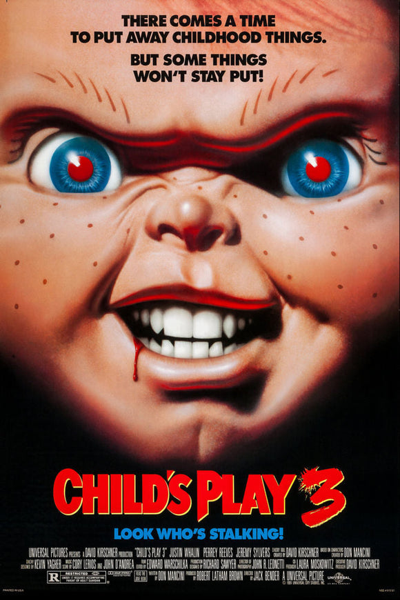 Childs Play 3 Movie 11x17 poster for sale cheap United States USA