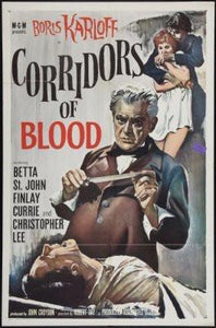 Corridors Of Blood Movie 11x17 poster  for sale cheap United States USA