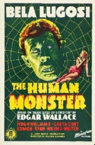 Human Monster The 11x17 poster for sale cheap United States USA