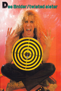 Dee Snider Twisted Sister 11x17 poster for sale cheap United States USA