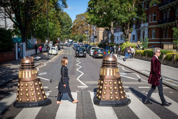 Dr Who Abbey Road 11x17 poster for sale cheap United States USA