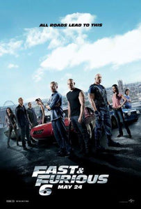 Fast And Furious 6 Movie 11x17 poster for sale cheap United States USA