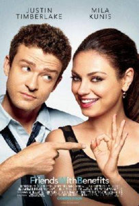 Friends With Benefits 11x17 poster Kunis Timberlake for sale cheap United States USA