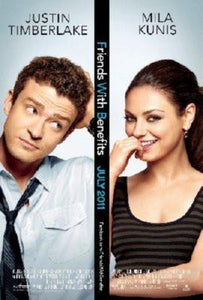 Friends With Benefits 11x17 poster Kunis Timberlake for sale cheap United States USA