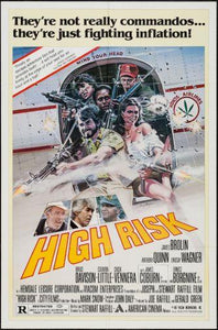 High Risk Movie 11x17 poster for sale cheap United States USA