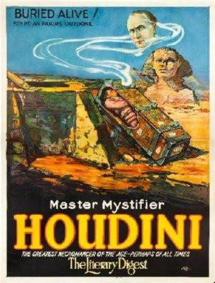 Houdini Buried Alive 11x17 poster for sale cheap United States USA