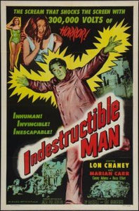 Indestructible Man Movie 11x17 poster  for sale cheap United States USA