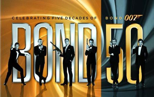 James Bond 50Th Anniversary Movie 11x17 poster for sale cheap United States USA
