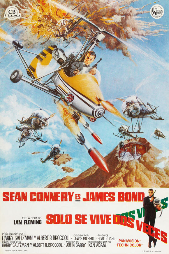 You Only Live Twice Movie Poster – Spanish Edition (16