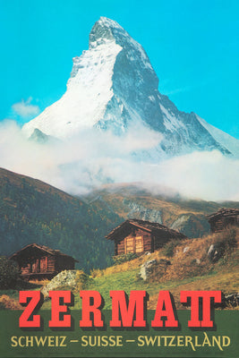 Zermatt Travel Poster - 16"x24" The Poster Depot