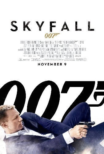 Skyfall James Bond 007 movie Poster Oversize On Sale United States