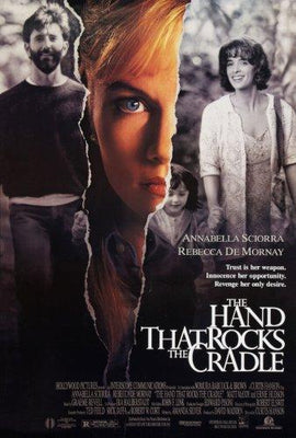 Hand That Rocks The Cradle Metal Movie Poster 8in x 12in