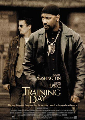 Training Day Metal Movie Poster 8in x 12in