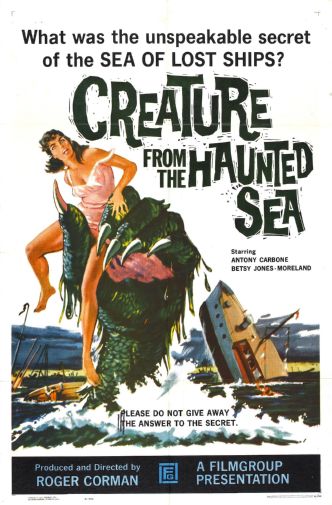 Creature From The Haunted Sea poster for sale cheap United States USA