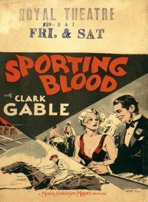 Sporting Blood movie poster Metal Print 8in x 12in