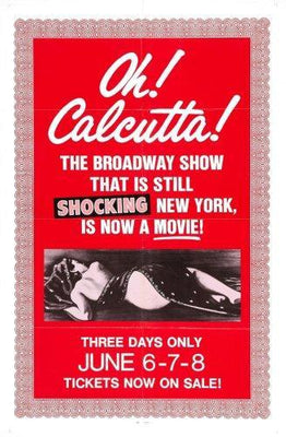 Oh Calcutta poster 16x24