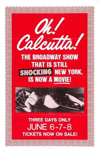 Oh Calcutta poster 16x24