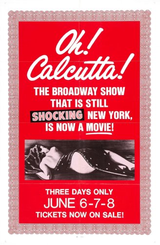 Oh Calcutta poster 24x36