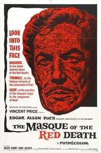 Masque Of Red Death The movie poster Sign 8in x 12in