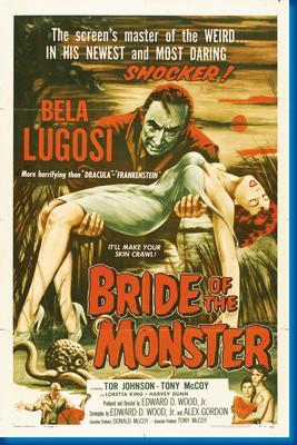 Bride Of The Monster poster 27"x40" The Poster Depot