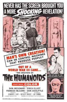 Creation Of Humanoids The poster 27in x40in The Poster Depot