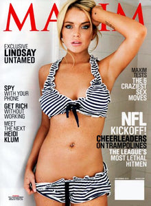 Lindsay Lohan Maxim poster 27in x 36in for sale cheap United States USA