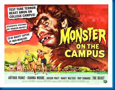 Monster On Campus poster for sale cheap United States USA