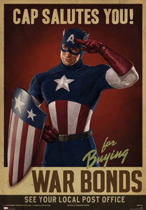 Captain America 11x17 poster for sale cheap United States USA