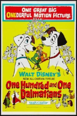 101 Dalmatians Movie Poster 27in x 40in
