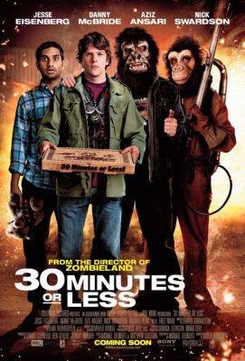 30 Minutes Or Less movie poster Sign 8in x 12in