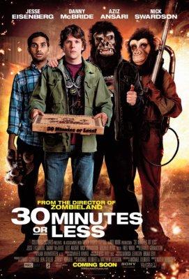 30 Minutes Or Less Metal Movie Poster 8in x 12in The Poster Depot