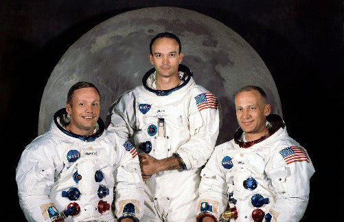 Apollo 11 Crew Art 11x17 poster Large for sale cheap United States USA