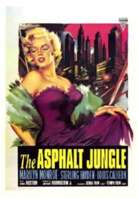 Asphalt Jungle The movie poster Sign 8in x 12in