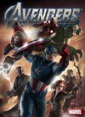 Avengers Metal Movie Poster 8in x 12in
