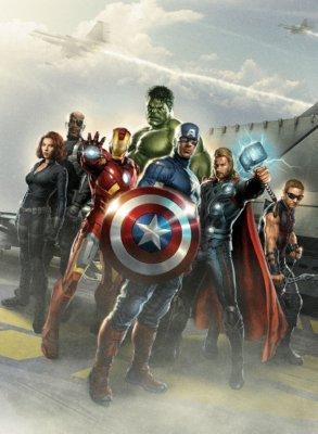 Avengers Metal Movie Poster 8in x 12in