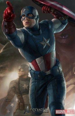 Avengers Metal Movie Poster 8in x 12in