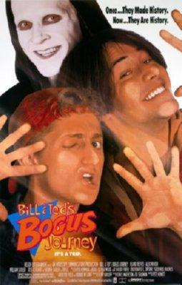 Bill And Teds Bogus Journey Mini movie poster Sign 8in x 12in
