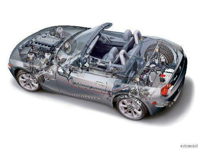 Bmw Z4 Cutaway poster tin Metal Print Wall Art