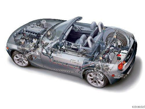 Bmw Z4 Cutaway poster tin sign Wall Art