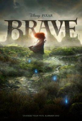 Brave Mini movie poster Metal Print 8in x 12in