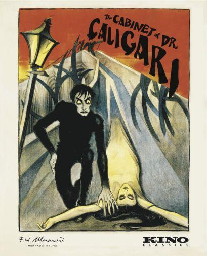 Cabinet Of Dr Caligari movie poster Metal Print 8in x 12in