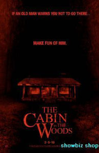 Cabin In The Woods movie poster Sign 8in x 12in