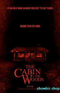 Cabin In The Woods Metal Movie Poster 8in x 12in