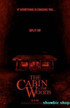 Cabin In The Woods movie poster Metal Print 8in x 12in