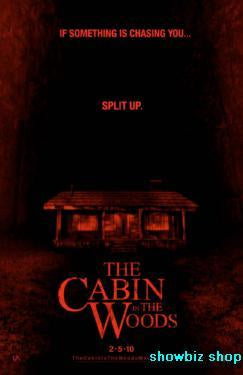 Cabin In The Woods Metal Movie Poster 8in x 12in