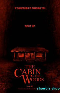 Cabin In The Woods movie poster Sign 8in x 12in