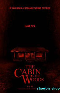 Cabin In The Woods movie poster Sign 8in x 12in