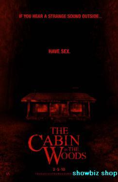 Cabin In The Woods movie poster Sign 8in x 12in