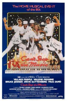 Cant stop the music Bruce Caitlyn Jenner Metal Movie Poster 8in x 12in