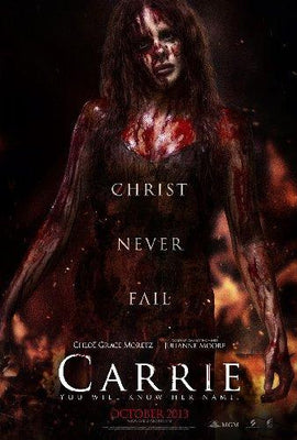 Carrie Mini movie poster Metal Print 8in x 12in